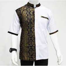 Model batik anak kombinasi cewek. Kemeja Koko Model Baju Batik Pria Modern Hem Batik Kombinasi Exclusive 001 Shopee Indonesia