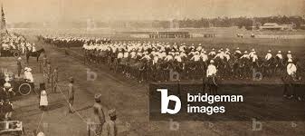Indian Army regiments parading past ...