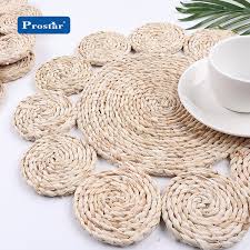 Handmade crochet round placemat multi white green purple yellow pink orange. China Wholesales Natural Corn Bran Weave Placemat Round Braided Rattan Tablemats Buy Flower Round Natural Placemat Wholesale Round Braided Placemats Natural Corn Bran Mat Seagrass Natural Table Mat Product On Alibaba Com