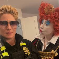 Another great Halloween thanks to Queen @patricia.wald.3 👸 @lisabloomesq  @mikeawilson @petervandeveldehair and of course the City of West Hollywood  and @theabbeyweho 🎃👻💀