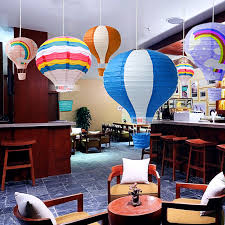Hot air balloon hanging decoration. Hot Air Balloon Rainbow Hanging Decoration Tissue Paper Birthday Party Supplies