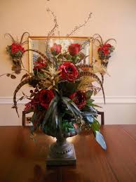 Yiliyajia artificial flowers in vase silk rose flower arrangements fake faux flowers bouquets with ceramics vase table centerpieces for easter holiday dinning room table kitchen decoration (champagne) 4.4 out of 5 stars. Floral Arrangements To Sit On Top Of Piano Google Search Table Flower Arrangements Large Floral Arrangements Floral Arrangements Diy