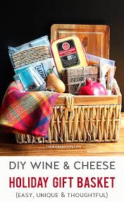 Give a charcuterie gift basket or gift set. Diy Wine Cheese Gift Basket The Rising Spoon