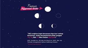 Karena kita disunnahkan untuk berpuasa minimal 3 hari tiap bulannya, maka ayyamul bidh pada kalender qomariyah itulah termasuk yang utama. Reminder Puasa Sunnah Ayyamul Bidh Muslim Rancaekek