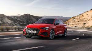 2560x1440 2016 mtm audi rs3 r sportback front hd wallpaper 1. Desktop Hintergrundbilder Audi S3 Sedan 2020 Rot Fahren 2560x1440