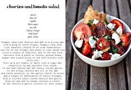 Jamie Oliver Tomato Salad Chorizo Recipes