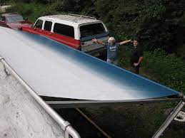 How To Replace Rv Slide Topper Fabric Compatible With Carefree Carter A E Step By Step Instructions With Photos Remodeling Campers Rv Camper Makeover
