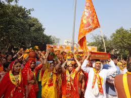 Dharma-Karma: Grand Kalash Yatra taken out on the occasion of Shrimad  Bhagwat Katha