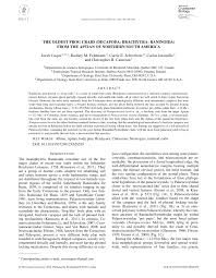 Everything was good and the meal sizes are great for the price too! Pdf The Oldest Frog Crabs Decapoda Brachyura Raninoida From The Aptian Of Northern South America