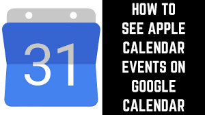 How To See Apple Calendar Events On Google Calendar Youtube