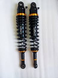 2pcs Universal 360mm Motorcycle 7mm Spring Nitrogen Rear Shock Absorber Suspension For Honda Yamaha Suzuki Black Gol Motorcycle Accessories Suzuki Motorcycle