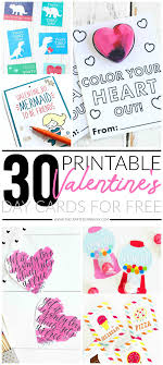 Perfect for saving you time and money while you spread some valentine's day love! 30 Valentines Day Printable Cards