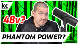 On most devices, phantom power can be turned on or off via. Does Shure Sm7b Need 48v Phantom Power Youtube