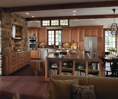 casual cherry kitchen cabinets in sage