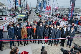 Icymi Record Vendee Globe Imoca 60 Fleet On Show In Start Village In Les Sables D Olonne Fleet Village Sailing