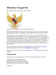 Bhinneka tunggal ika mengandung makna: Bhinneka Tunggal Ika