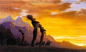 The Tree Shepherds By Ted Nasmith Tolkien Middle Earth Art The Two Towers