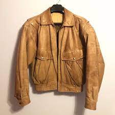 Vintage Leather Bomber Jacket Bomber Jacket Vintage Leather Bomber Jacket Leather Bomber