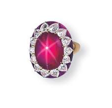 Superb Star Ruby Diamond And Pink Tourmaline Ring Gemstone Jewelry Fine Jewels Jewelry