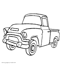 Dogs love to chew on bones, run and fetch balls, and find more time to play! Old Pickup Truck Coloring Pages Coloring Pages Printable Com