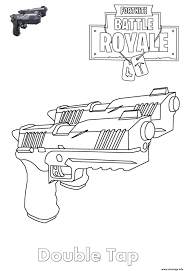 Fortnite Coloriage Arme