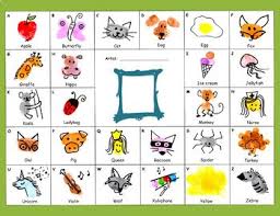 The Students Will Make Fingerprint Art And Create Images That Match Each Letter In Alphabet This Lesson Is Fingerprint Art Kids Fingerprint Art Thumbprint Art