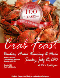 Crab feast (june 26th and 27th) baltimore md. 10 Free Crab Feast Flyer Templates To Tantalize Your Taste Buds Demplates