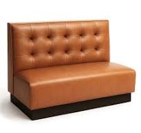 Tufted Back Style Restaurant Booth