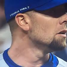 Blake Treinen với ✝️Charlie Kirk✝️ trên mũ tối qua 🙏