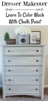 An easy furniture painting technique that gives a dimensional finish. How To Color Wash Effect With Chalk Paint Simply Vintage