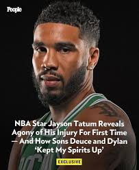 Celtics star Jayson Tatum grabbed the back of his ankle tonight and was in  extreme pain and had to be helped off at the end of this Knicks Celtics  playoff game. It