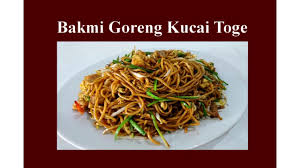 Eh ternyata kita bisa sendiri dg rasa yg hampir mirip. Bakmi Goreng Kucai Toge Dari Bakmi Kucai 35 Senen Jakarta Hp Wa 0878 8000 7218 Youtube
