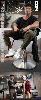 Men.com: Kenzo Alvarez and Angel Santana - “Horny For The Fresh Fade” -  QueerClick