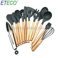 Maybe you would like to learn more about one of these? China Kitchen Gadgets Spatula Wooden Handle Silicone Cooking Utensils Set China Kitchenware And Utensil Set Price
