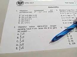 Maybe you would like to learn more about one of these? Pembahasan Soal Matematika Spmu Unnes 2014 No 2 Dimensi Tiga Youtube