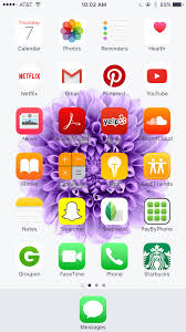 Color Coded Homescreen Homescreen Iphone Organization Phone Organization