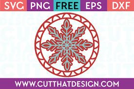 Download Free Svg Files Snowflake Gift Tag Cut That Design PSD Mockup Templates
