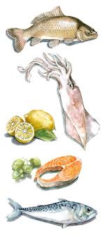 Food Illustrations Made For Supermarket Food Illustrations Watercolor Food Watercolor Food Illustration