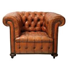 Image Of Vintage Chesterfield Leather Tufted Club Chair Club Chairs Tufted Club Chairs Leather Club Chairs