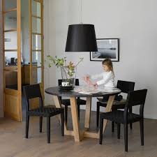 Table à manger ronde, frêne, 4 couverts, crueso. Table Ronde Jacob Pietement Reversible Soldes Table Am Pm La Redoute Iziva Com