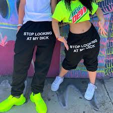 Check spelling or type a new query. Stop Looking At My Dick Sweatpants Oversize Xxxl Men Women Joggers Pants High Waist Black Cargo Casual Hip Hop Trouser Pants Capris Aliexpress