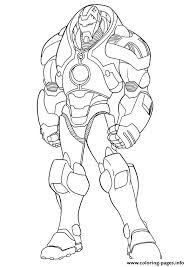 The drawings are simply done so that children can do them without the assistance of adults. Ironman Mark 1 A4 Avengers Marvel Coloring Pages Printable