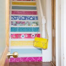Painted Stairs Ideal Home And when space is a factor, homeowners get creative with their staircases.