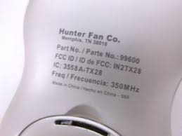 Hunter remote ceiling fan control. Hunter Fan Remote 99600 And Receiver 89309 06 8930906 On Popscreen