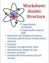 Etutorworld printable grade 7 science worksheets, download pdf worksheets on wide range of science worksheets for grade 7 prepared by expert science printable grade 7 science worksheets in the pdf format to download and work on. Atoms And Atomic Structure Worksheet Atomic Structure Atom Atomic Theory