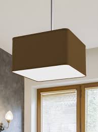 They do not disrupt a space. Maca Fabric Square Commercial Hotel Ceiling Light Seascape Lamps