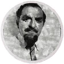 Hugh Griffith Vintage Hollywood Actor Metal Print by Esoterica Art Agency