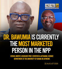 BawumiaIsComing ❤️🤍💙 FACT TFILE GH Accuratu ปยาลา EmpowaredCitizwra  AceurotiNew,EmpernrodCiena Empowun Cibizarsa DR. BAWUMIA IS CURRENTLY THE  MOST MARKETED PERSON IN HE NPP EZEKIEL NORTEY, ASSOCIATE PROF, STATISTICS &  ACTUARIAL SCIENCE DEPARTMENT AT