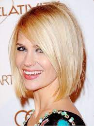 The sleek classic hairstyle is quite simple to create and maintain. 20 Low Maintenance Haircuts For Every Texture Long Face Haircuts Haircuts For Fine Hair Straight Blonde Hair