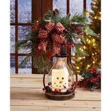 The Lakeside Collection Winter Themed Led Lantern Walmart Com In 2020 Outdoor Christmas Decorations Christmas Table Decorations Christmas Lanterns